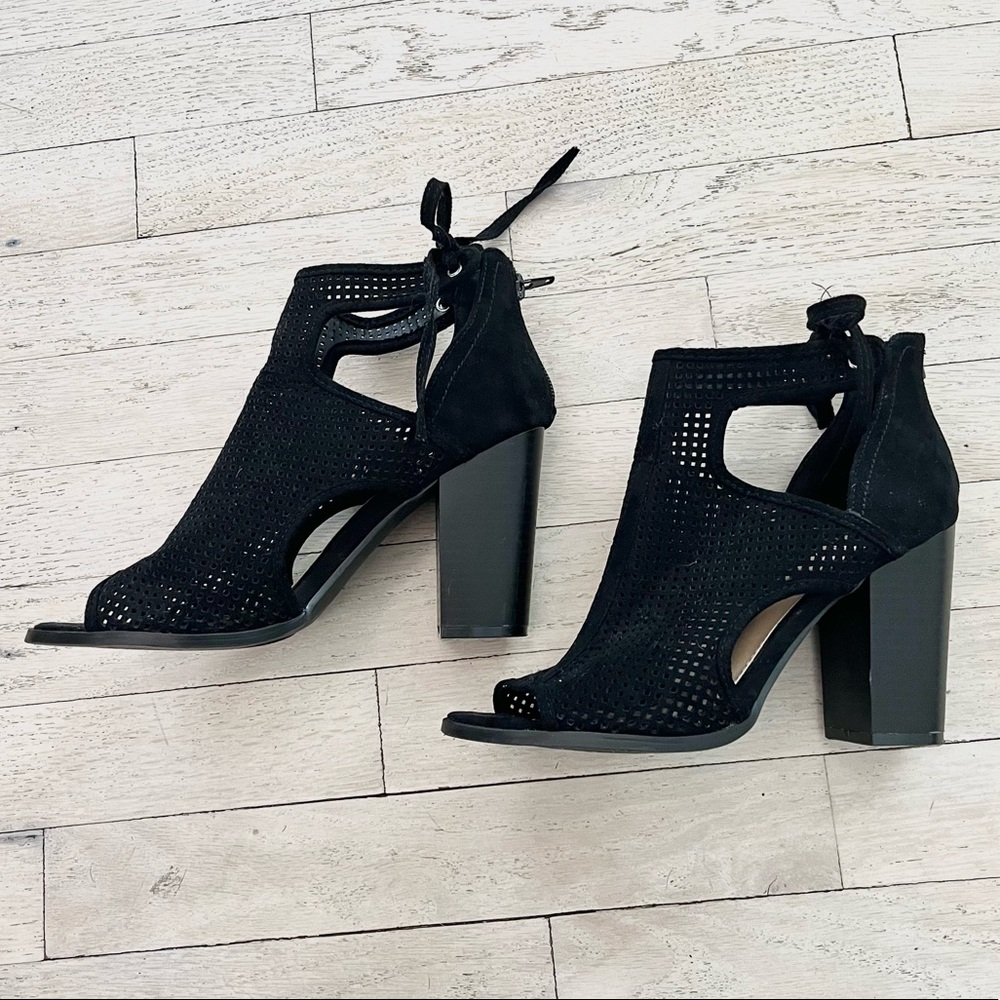 Black Heeled Booties